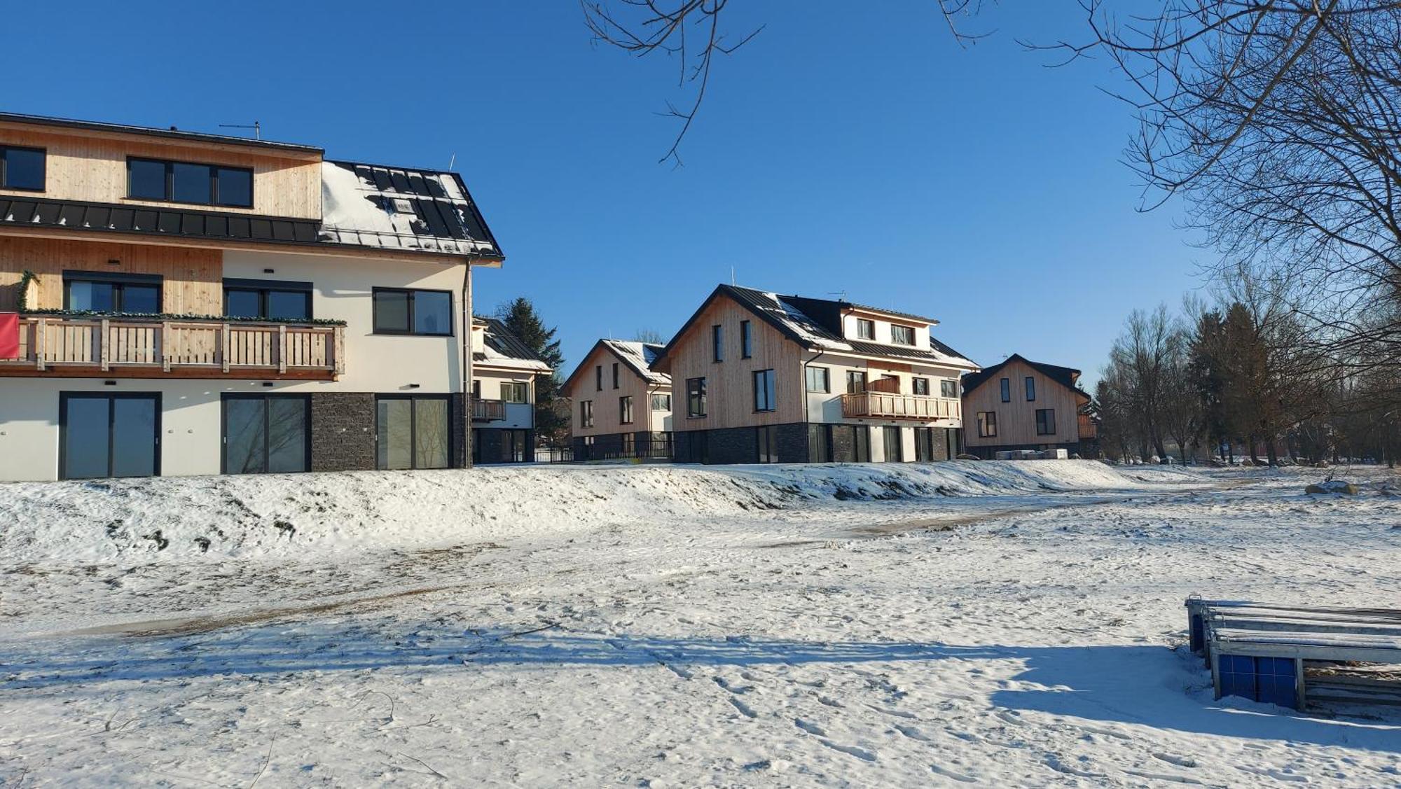 Lipno Apartments Bergmax, Ski Areal Lipno 16Min Dojezd - Resort Male Lipno S Terasou A Zahradkou, Parking Free Cerna v Posumavi Exterior foto