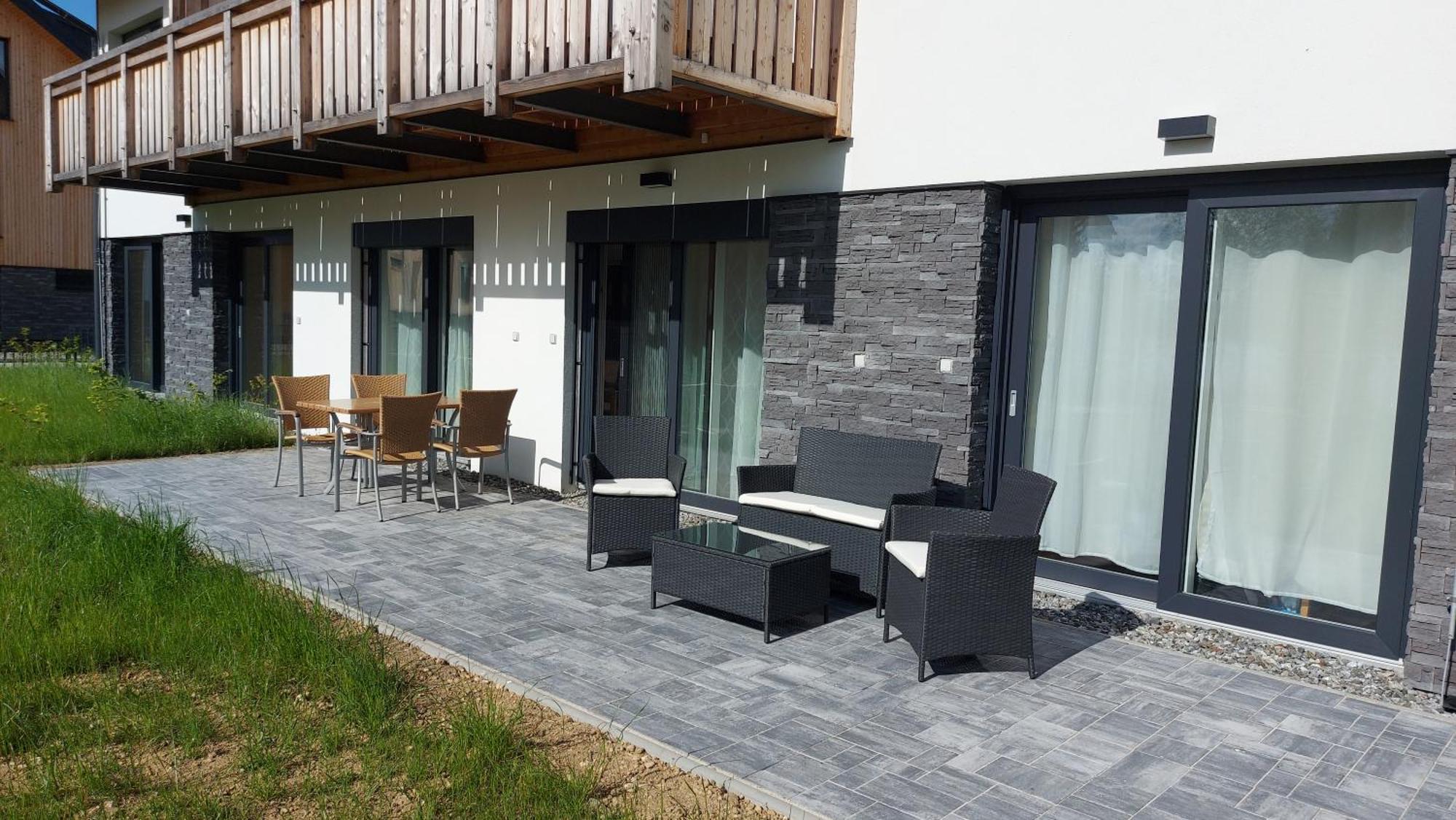Lipno Apartments Bergmax, Ski Areal Lipno 16Min Dojezd - Resort Male Lipno S Terasou A Zahradkou, Parking Free Cerna v Posumavi Exterior foto