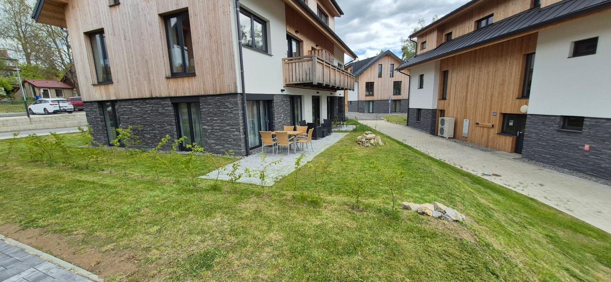 Lipno Apartments Bergmax, Ski Areal Lipno 16Min Dojezd - Resort Male Lipno S Terasou A Zahradkou, Parking Free Cerna v Posumavi Exterior foto