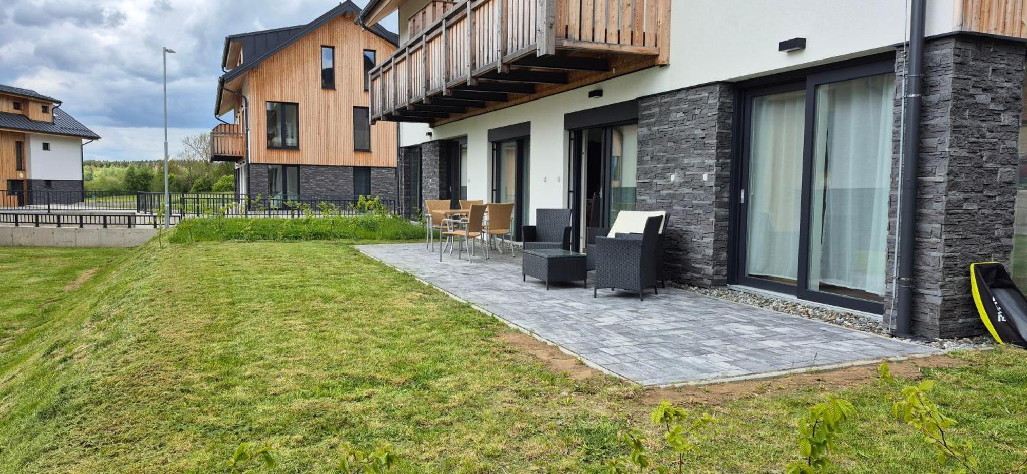Lipno Apartments Bergmax, Ski Areal Lipno 16Min Dojezd - Resort Male Lipno S Terasou A Zahradkou, Parking Free Cerna v Posumavi Exterior foto